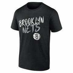 Brooklyn Nets Big & Tall Hustle Personalized Name & Number T-Shirt - Black cheap