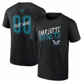 Charlotte Hornets Big & Tall Hustle Personalized Name & Number T-Shirt - Black for sale