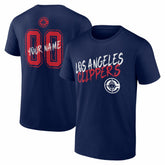 LA Clippers Big & Tall Hustle Personalized Name & Number T-Shirt - Navy shop