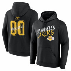 Los Angeles Lakers Big & Tall Hustle Personalized Name & Number Hoodie - Black cheap
