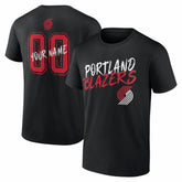 Portland Trail Blazers Big & Tall Hustle Personalized Name & Number T-Shirt - Black for sale
