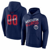 Washington Wizards Big & Tall Hustle Personalized Name & Number Hoodie - Navy shop