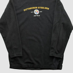 Pittsburgh Steelers NFL 2000s Pullover Sweatshirt - Black Vintage on sale