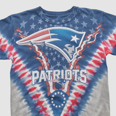 New England Patriots Majestic 2000s T-shirt - Blue Vintage on sale