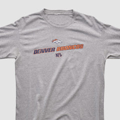 Denver Broncos 2000s Long Sleeve T-shirt - Heather Gray Vintage outlet