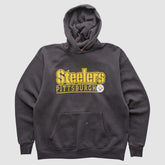 Pittsburgh Steelers NFL 2000s Hooded Pullover Sweatshirt - Charcoal Vintage outlet