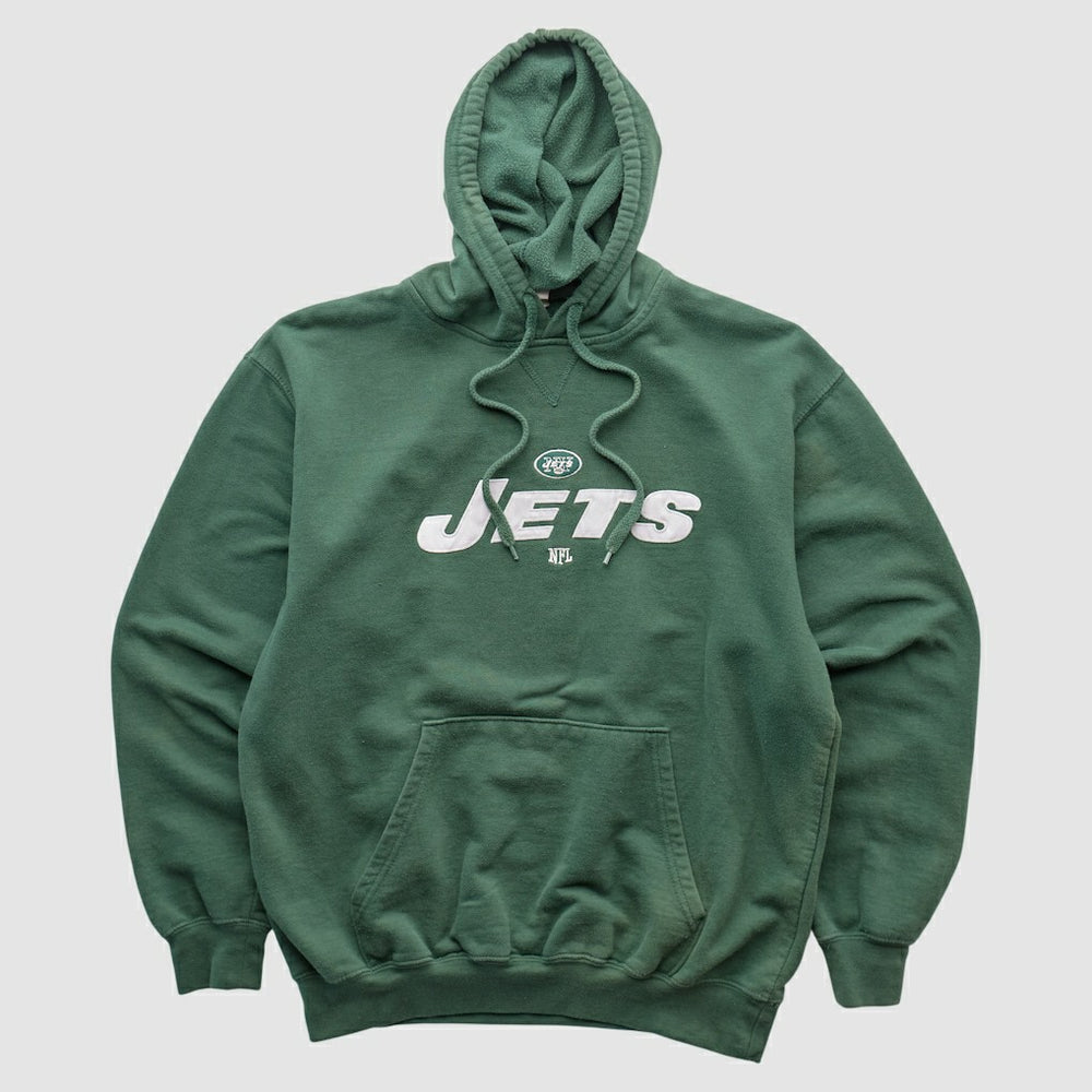 New York Jets NFL 2010s Hooded Pullover Sweatshirt - Green Vintage discount