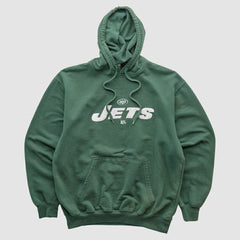 New York Jets NFL 2010s Hooded Pullover Sweatshirt - Green Vintage discount