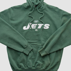 New York Jets NFL 2010s Hooded Pullover Sweatshirt - Green Vintage discount
