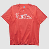 Philadelphia Phillies Majestic 2000s T-shirt - Red Vintage