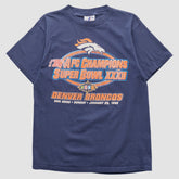 Denver Broncos Logo Athletic 1998 T-shirt - Navy Vintage online