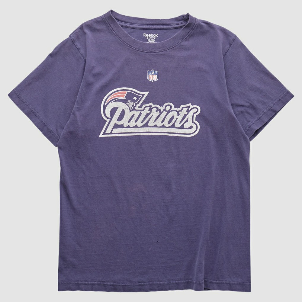 New England Patriots Reebok 2000s T-shirt - Purple Vintage for sale