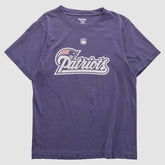 New England Patriots Reebok 2000s T-shirt - Purple Vintage for sale