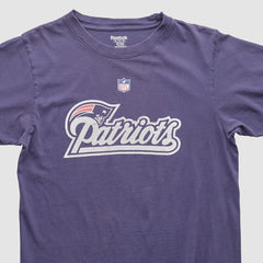 New England Patriots Reebok 2000s T-shirt - Purple Vintage for sale