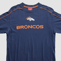 Denver Broncos NFL 2000s Long Sleeve T-shirt - Navy Vintage cheap