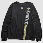 New Orleans Saints Reebok 2000s Long Sleeve T-shirt - Black Vintage for sale