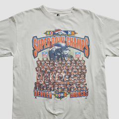Denver Broncos Starter 1998 T-shirt - White Vintage discount