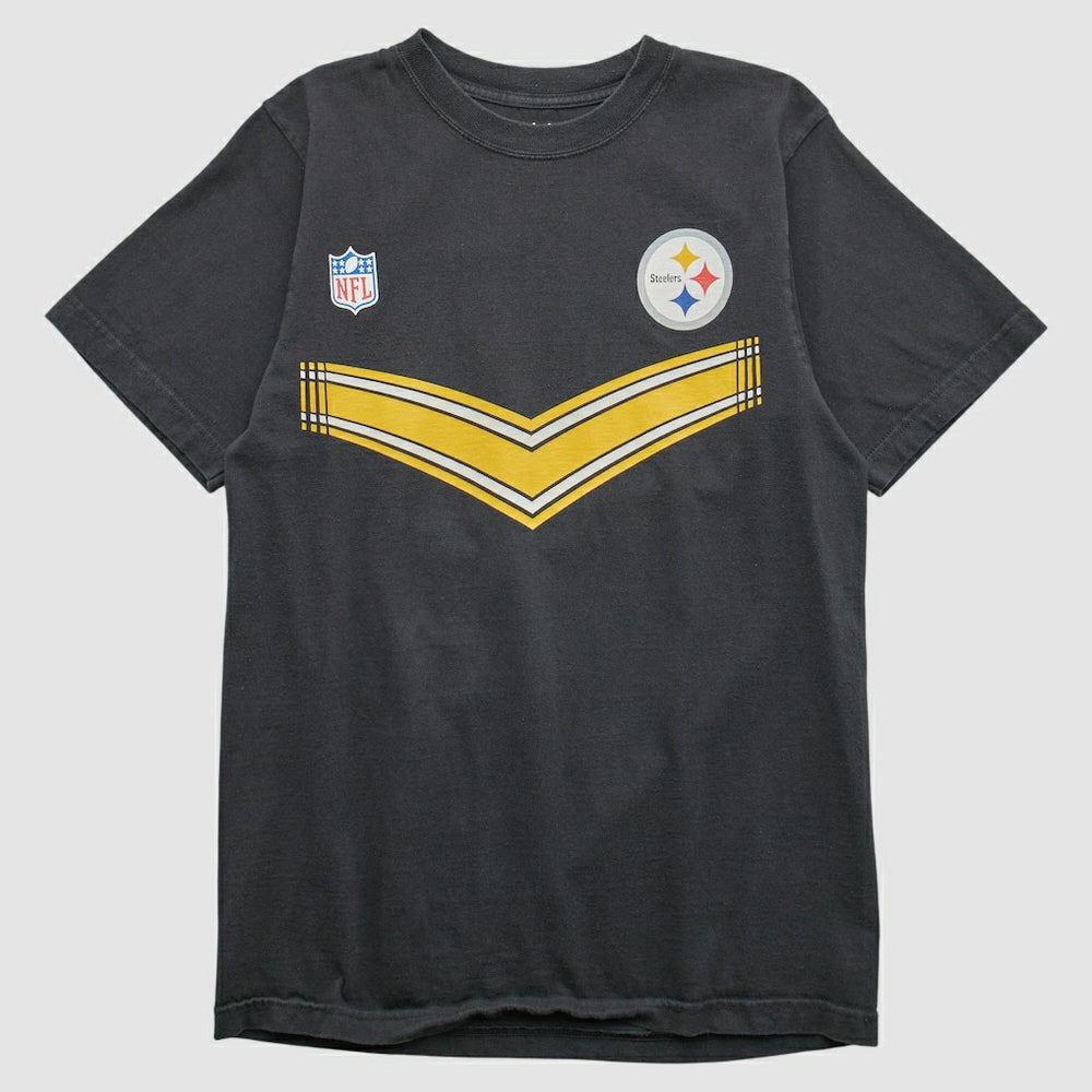 Pittsburgh Steelers Reebok 2000s T-shirt - Black Vintage discount