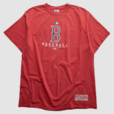 Boston Red Sox Majestic 2000s T-shirt - Red Vintage