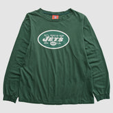New York Jets NFL 2000s Long Sleeve T-shirt - Green Vintage online