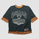Dallas Cowboys 90s T-shirt - Charcoal Vintage on sale
