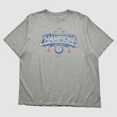 Indianapolis Colts Reebok 2006 T-shirt - Heather Gray Vintage sale