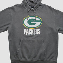 Green Bay Packers NFL 2010s Hooded Pullover Sweatshirt - Charcoal Vintage outlet