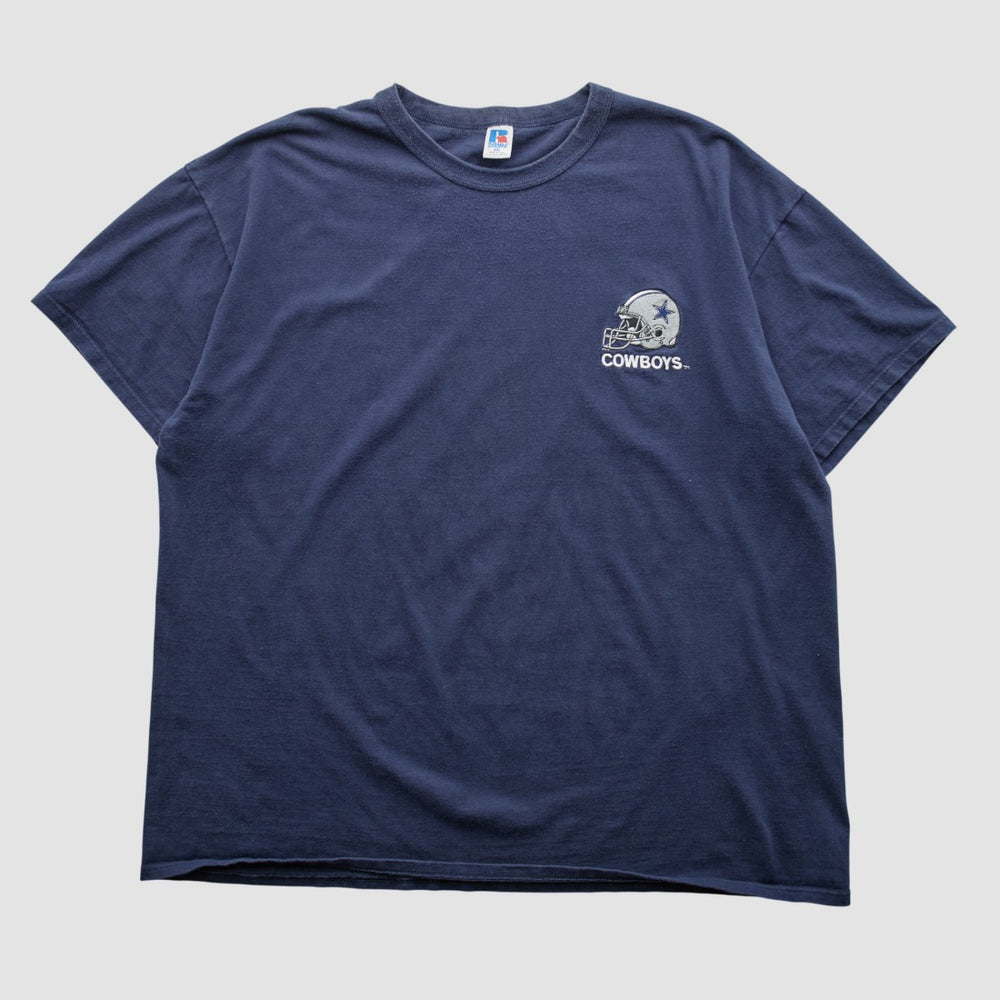 Dallas Cowboys Russell 90s T-shirt - Navy Vintage for sale