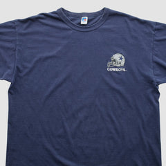 Dallas Cowboys Russell 90s T-shirt - Navy Vintage for sale
