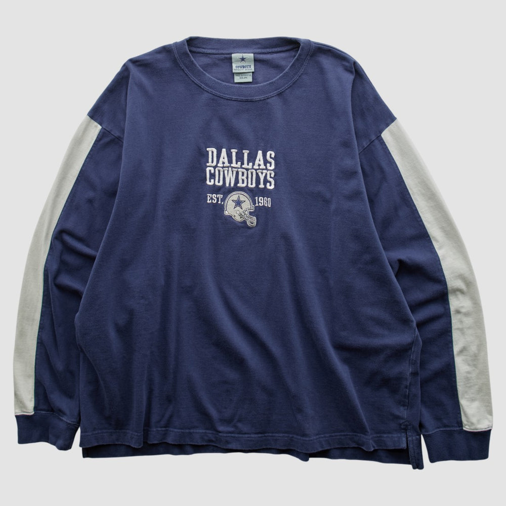 Dallas Cowboys 2000s Long Sleeve T-shirt - Navy Vintage discount