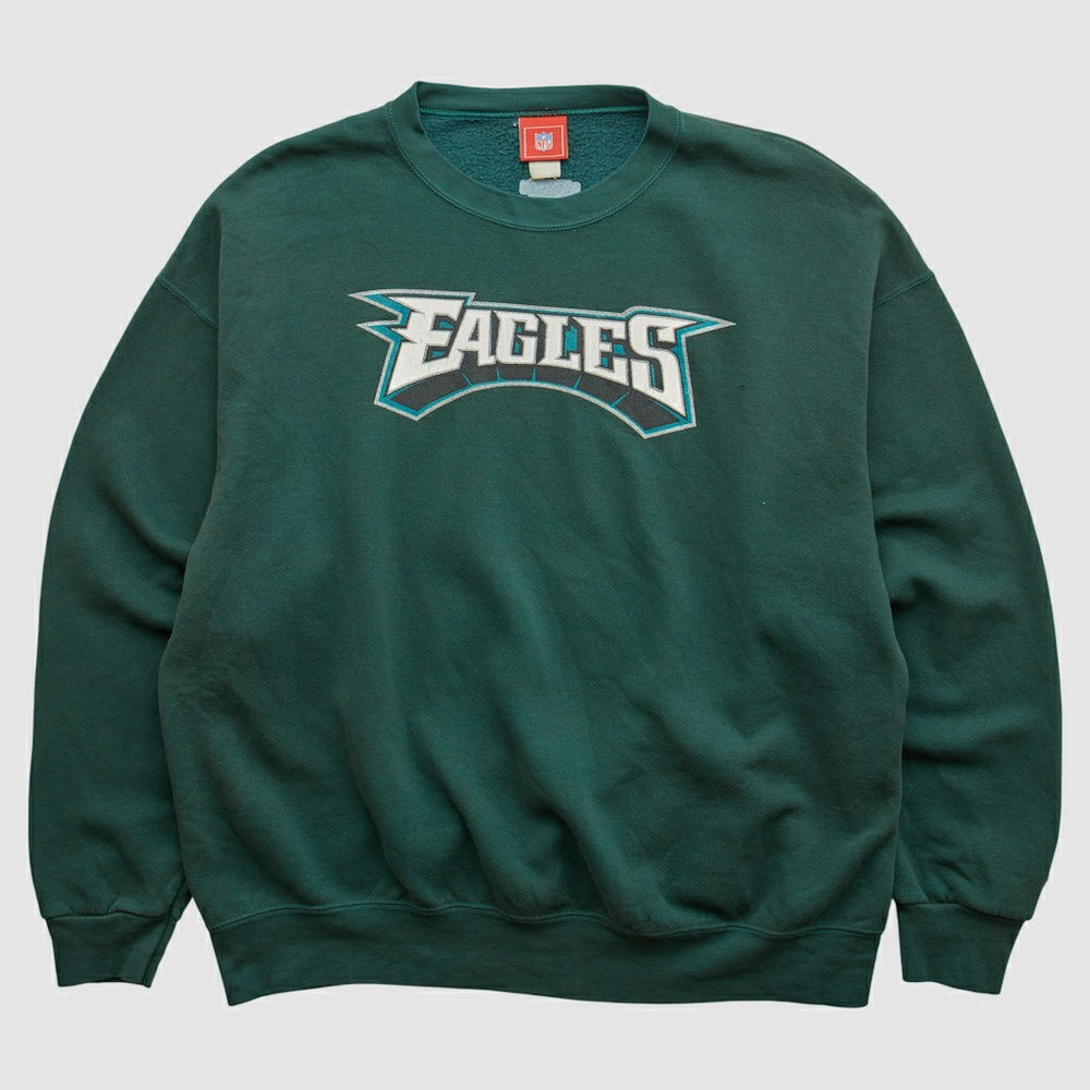 Philadelphia Eagles NFL 2000s Pullover Sweatshirt - Green Vintage on sale