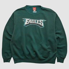 Philadelphia Eagles NFL 2000s Pullover Sweatshirt - Green Vintage on sale
