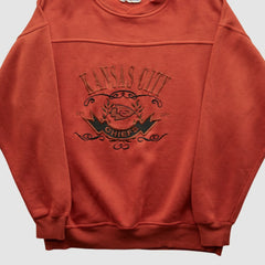 Kansas City Chiefs Crable Sportswear 90s Pullover Sweatshirt - Red Vintage on sale