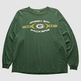 Green Bay Packers 2000s Long Sleeve T-shirt - Green Vintage sale