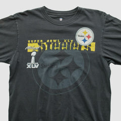 Pittsburgh Steelers NFL 2011 Long Sleeve T-shirt - Charcoal Vintage on sale