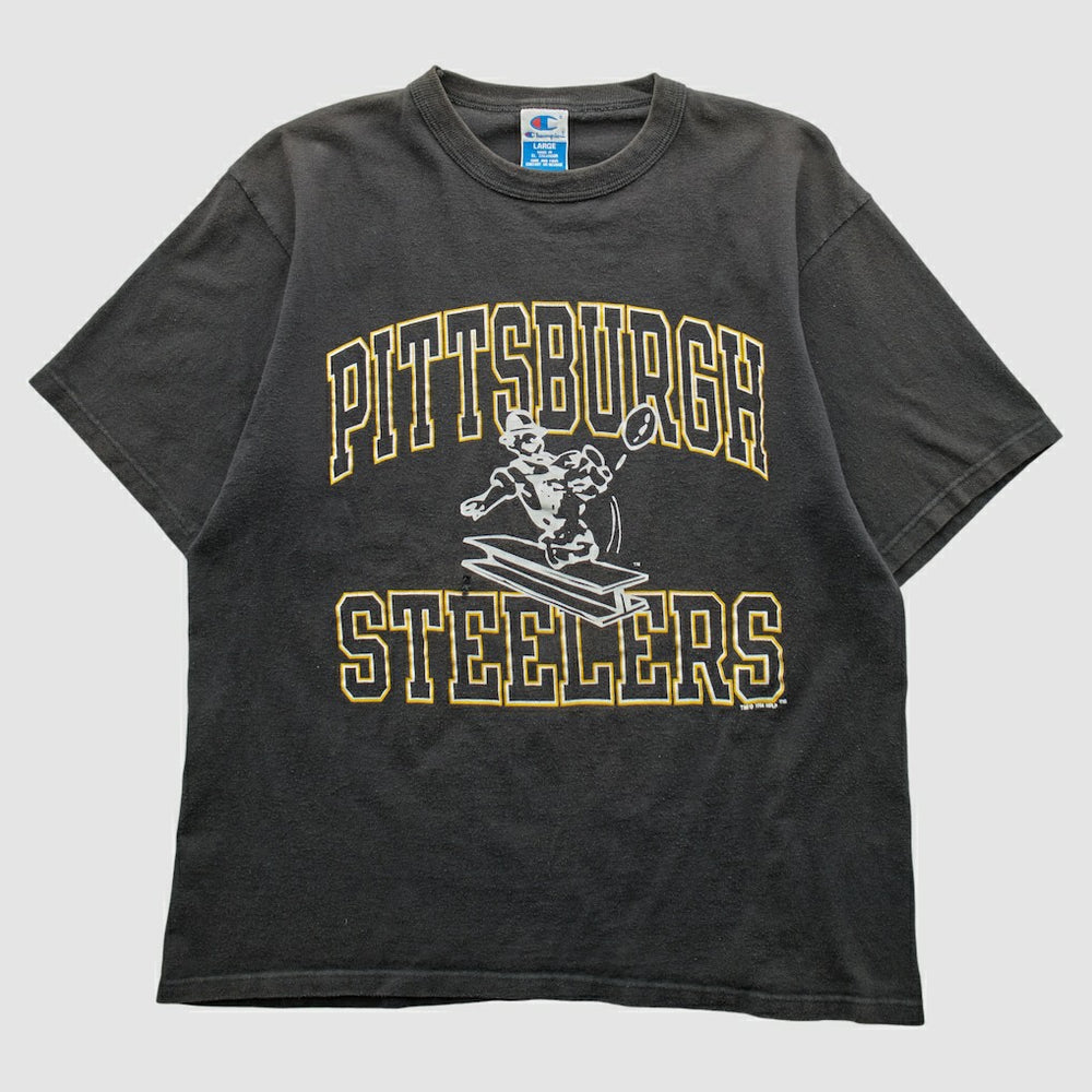 Pittsburgh Steelers Champion 1994 T-shirt - Black Vintage cheap