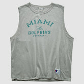 Miami Dolphins Champion 2000s Tank - Heather Gray Vintage outlet