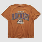 Colorado Rockies 1999 T-shirt - Orange Vintage