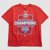 Philadelphia Phillies Delta 2009 T-shirt - Red Vintage