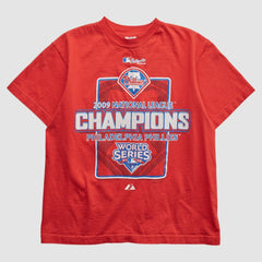 Philadelphia Phillies Delta 2009 T-shirt - Red Vintage