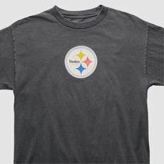 Pittsburgh Steelers Reebok 2000s T-shirt - Charcoal Vintage on sale