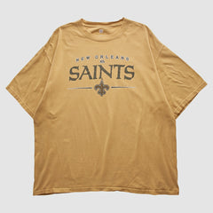 New Orleans Saints NFL 2000s T-shirt - Tan Vintage cheap