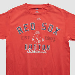 Boston Red Sox Majestic 2010s T-shirt - Red Vintage