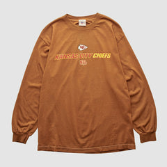 Kansas City Chiefs NFL 2000s Long Sleeve T-shirt - Brown Vintage outlet