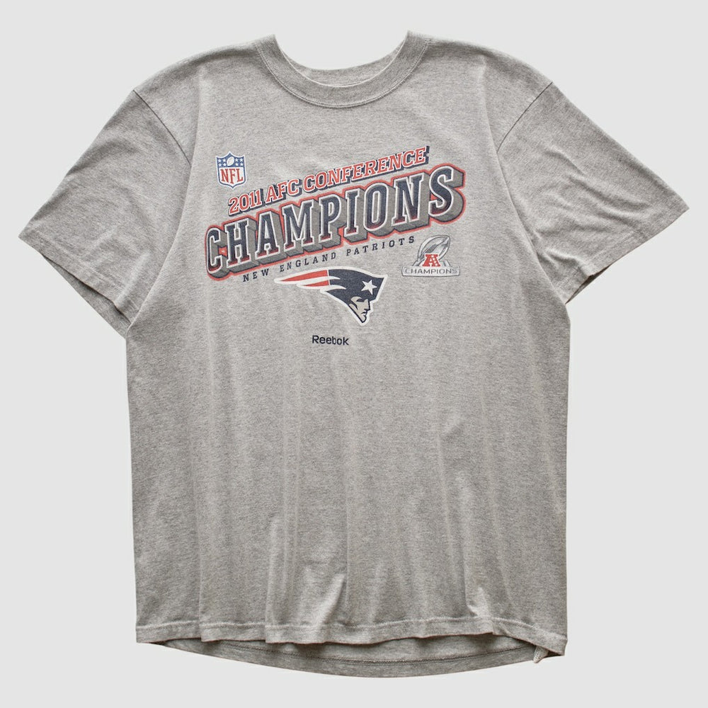 New England Patriots Reebok 2011 T-shirt - Heather Gray Vintage online