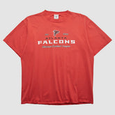 Atlanta Falcons NFL 2000s T-shirt - Red Vintage sale