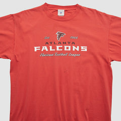 Atlanta Falcons NFL 2000s T-shirt - Red Vintage sale