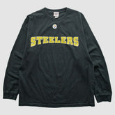 Pittsburgh Steelers NFL 2000s Long Sleeve T-shirt - Black Vintage for sale
