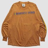 Minnesota Vikings Lee Apparel 2000s Long Sleeve T-shirt - Brown Vintage for sale