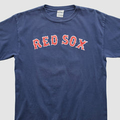 Boston Red Sox Majestic 2000s T-shirt - Navy Vintage